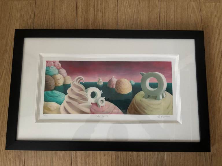Sarah Jane Szikora Fine art limited extremely rare ‘Polo Bears’ With COA
