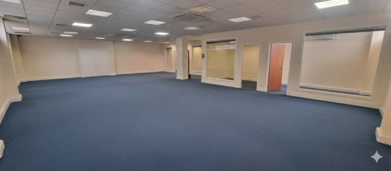 Open plan office space to rent in Glasgow Eastend