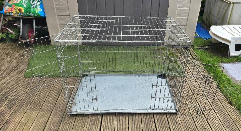 Silver XL Dog Crate/Cage