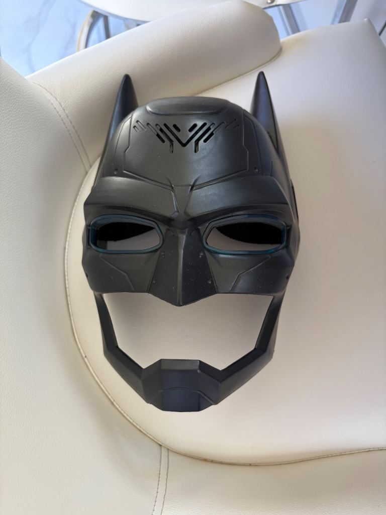 Black Batman Voice Changer Mask - Good Condition