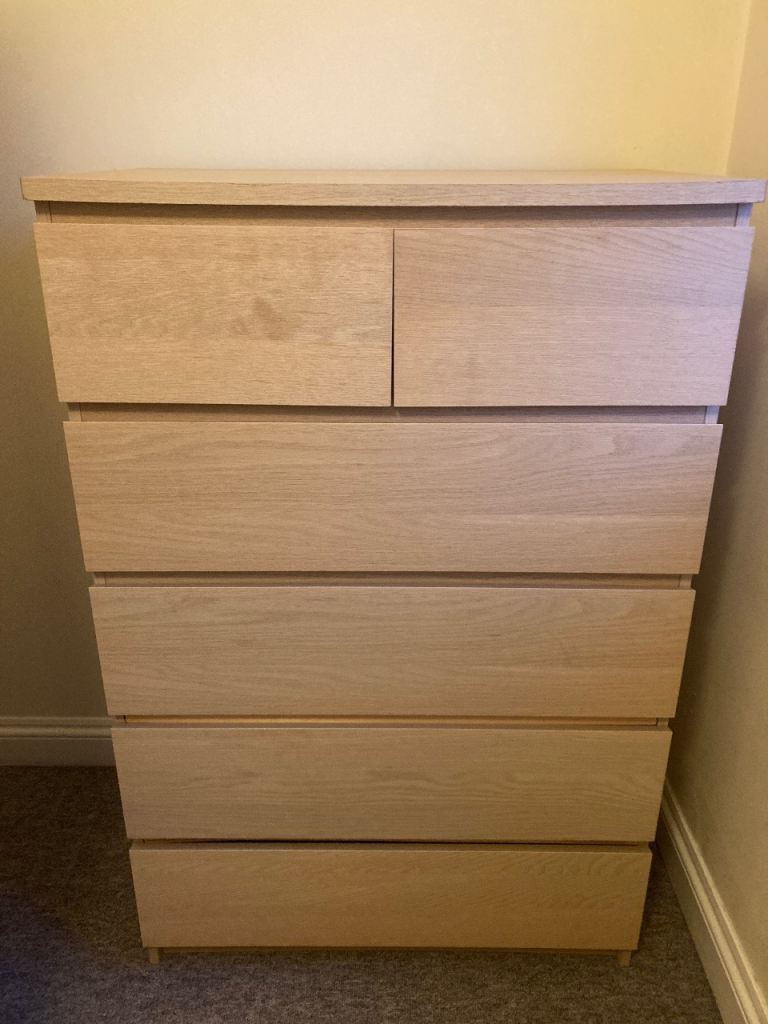 IKEA MALM 6 drawers