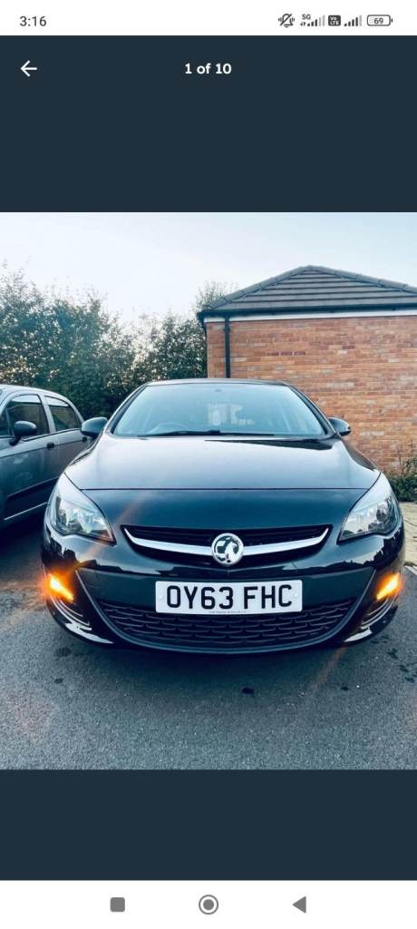 Vauxhall, ASTRA, Hatchback, 2013, Manual, 1398cc (cc), 5 doors