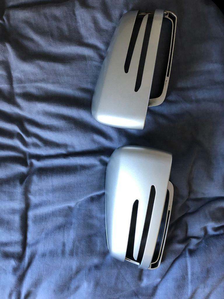 Mercedes c class w204 face lift mirror covers (silver) 