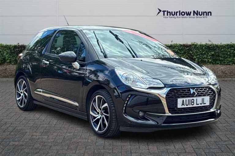 2018 Citroen DS3 1.2 PureTech Connected Chic Hatchback 3dr Petrol Manual Euro 6 (82 ps) Hatchback...