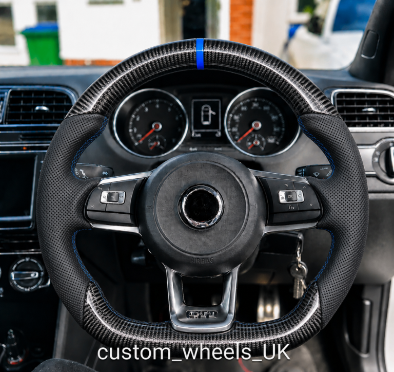 Custom Carbon Sport Steering Wheel – VW Golf Mk7 / Mk7.5 / Polo 6C/AW