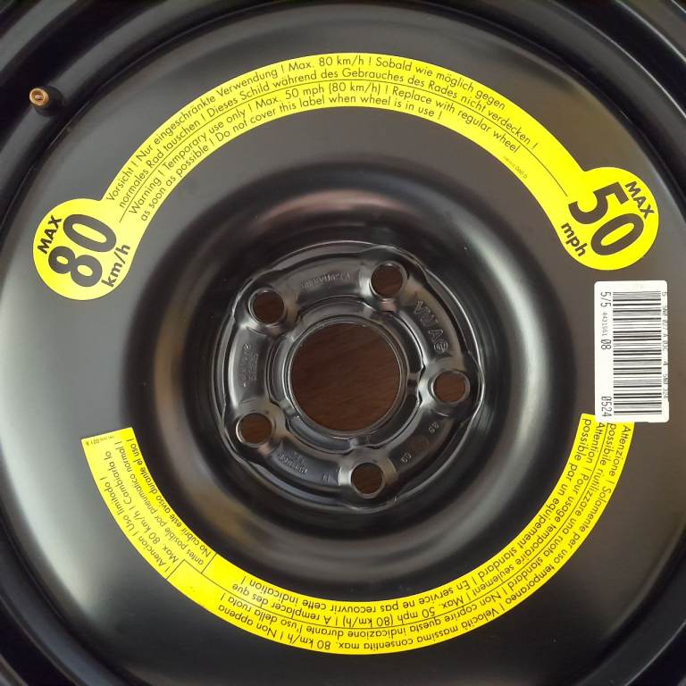 18" Space-Saver - Spare Wheel / Tyre.