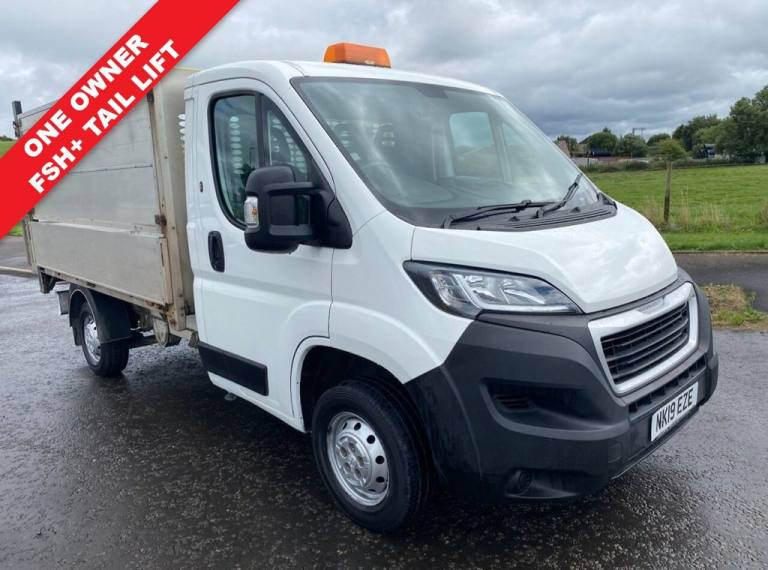2019 19 PEUGEOT BOXER 2.0 BLUEHDI 335 NO VAT DROPSIDE L2 TAIL LIFT PLUS 160PS DI