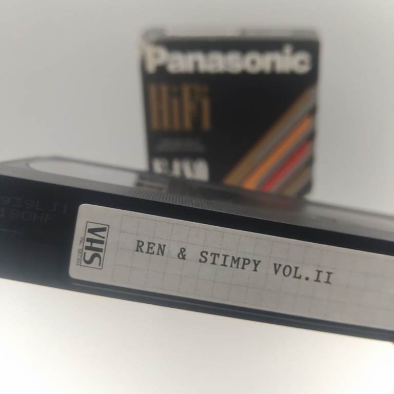 Ren And Stimpy VHS TV recording Nicktoons Nickelodeon Ephemera 