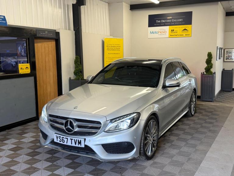 2017 Mercedes-Benz C Class 2.1 C300dh AMG Line (Premium) G-Tronic+ Euro 6 (s/s) 5dr ESTATE Diesel...