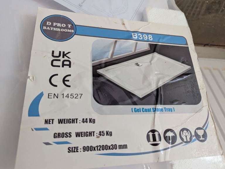Brand new shower tray (white)