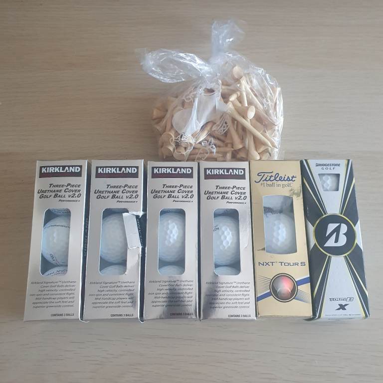 New Golf balls and New pin