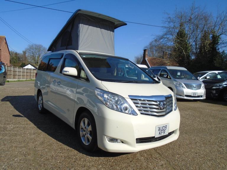 2009 TOYOTA ALPHARD CAMPER VAN ,MOTORHOME,~OFF GRID SOLAR~BEST UK PRICE~