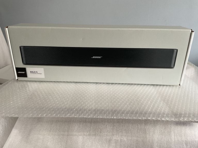 New | Sealed Bose Solo 5 TV Sound System - Black