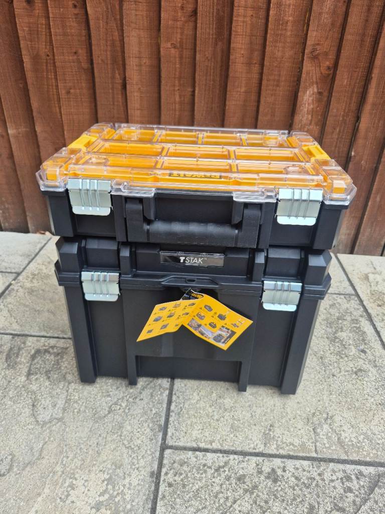 Brand New Dewalt TSTAK Tool Boxes - Stackable Storage