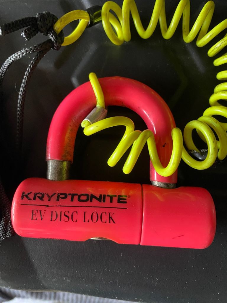 Motorbike disc lock