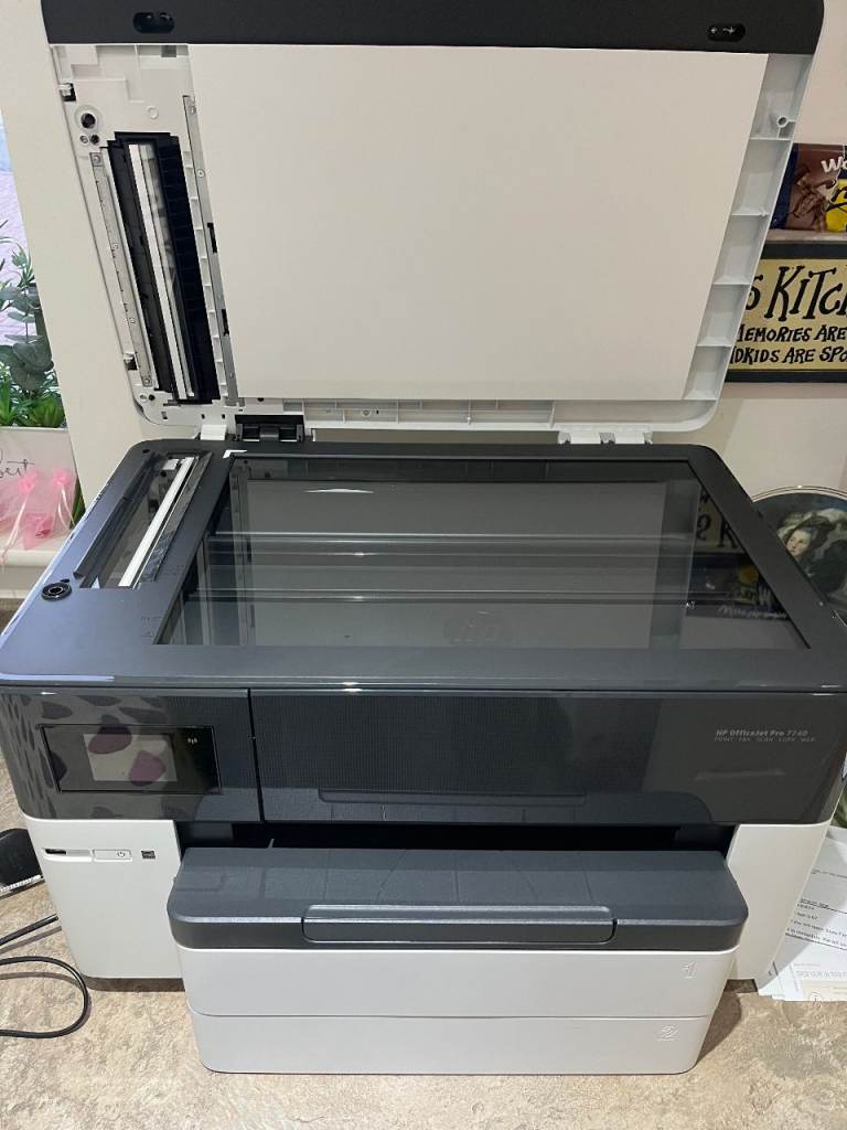 HP OfficeJet Pro 7740 Wireless All In One A3 Multifunction Printer with INKS