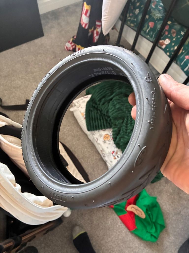 Electric scooter tire and innertube