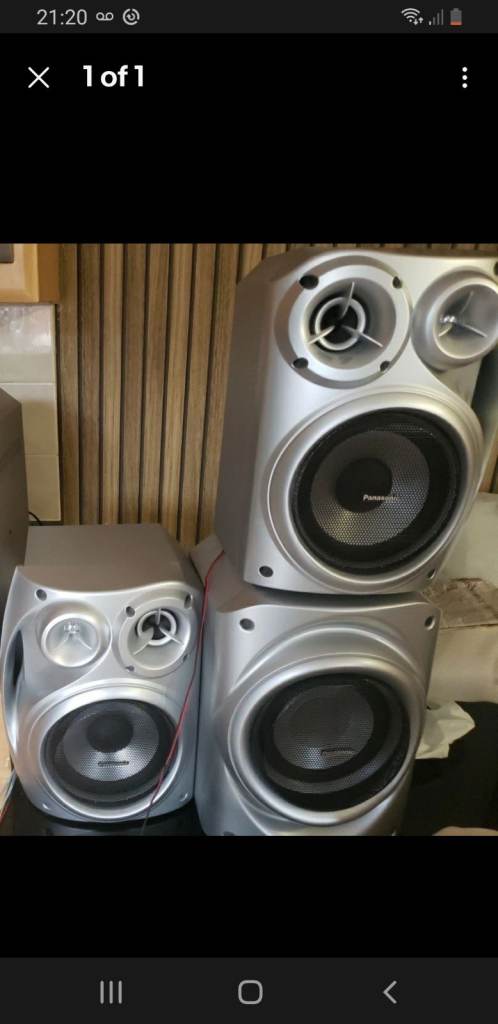 Panasonic sa ak640 speakers and Subwoofer 