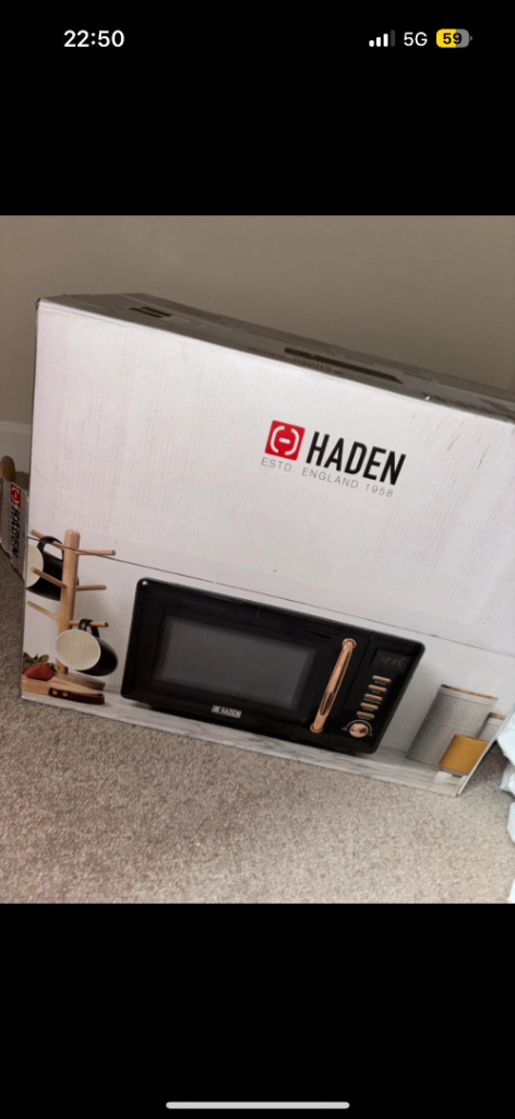 Haden Salcombe 800W Microwave Oven