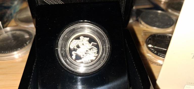The Royal Mint Silver Sovereign 2025 Proof Coin - 00075 of 50000