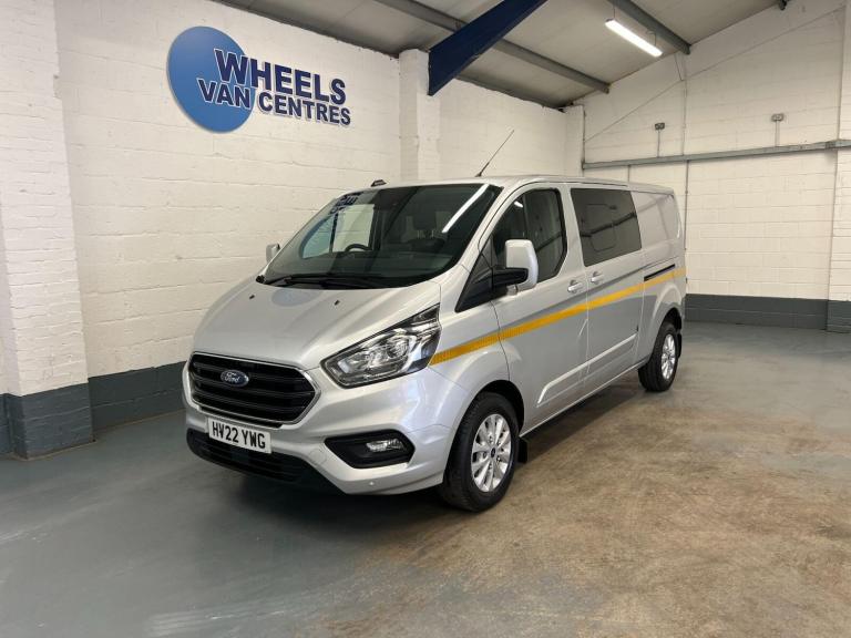 2022 Ford Transit Custom 2.0 EcoBlue 130ps Low Roof D/Cab Limited Van PANEL VAN DIESEL Manual