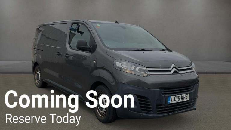 2018 Citroen Dispatch 1000 1.6 BlueHDi 115 Van Enterprise PANEL VAN DIESEL Manual