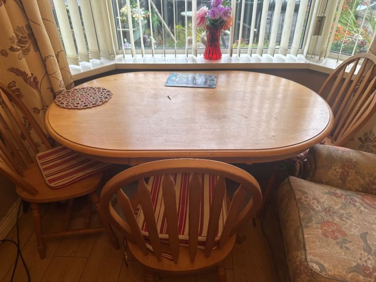 Table and chairs