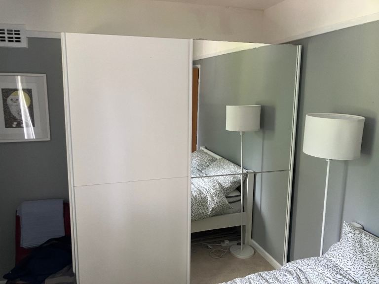 Free Elso Sliding half mirrored wardrobe 