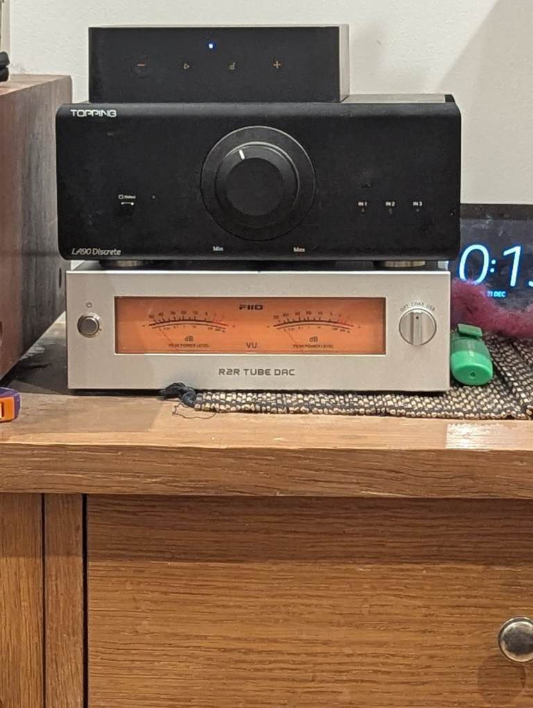 Topping LA90D Fiio Warmer tube DAC Wiim pro plus