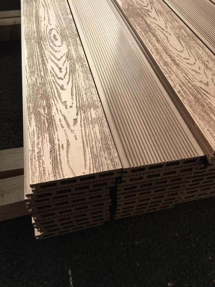 Textured Composite Decking Boards with Wood Grain | 2.4m, 3.6m, 4.8m Options