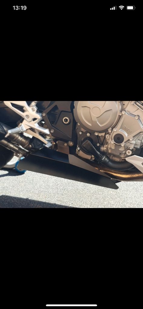 BMW s1000r cat cover belly pan