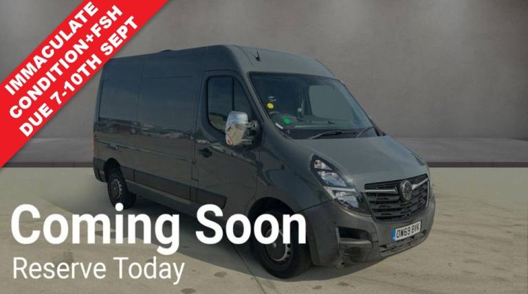 2020 69 VAUXHALL MOVANO 2.3 CDTI 3500 EDITION NAV NO VAT VAN L2 H2 EURO 6 (135 P