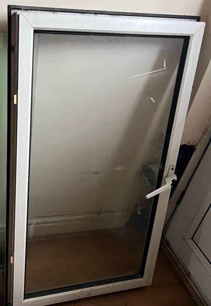 for sale 4 framed single glazed windows (good for building your greenhouse)