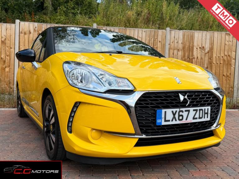 DS AUTOMOBILES DS 3 1.2 PureTech Chic Yellow Manual Petrol 2017