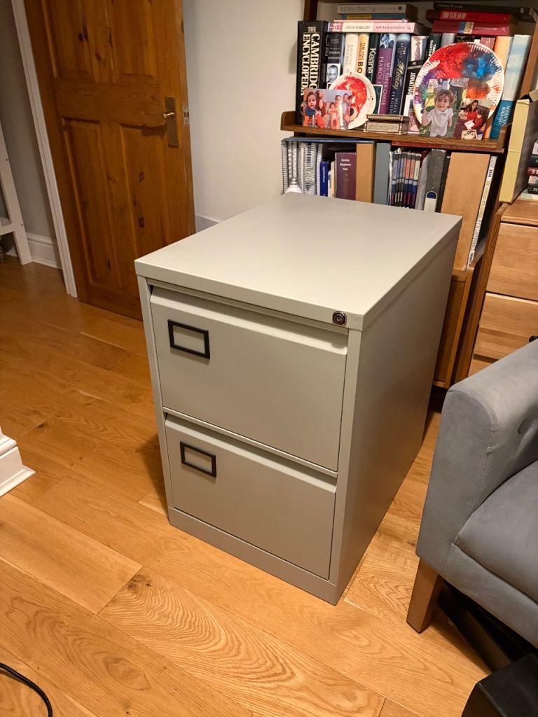 Metal filing cabinet