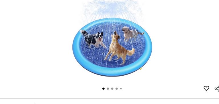 Pet splash pad for dogs and kids 