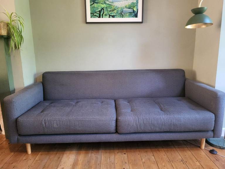Sofa grey three person