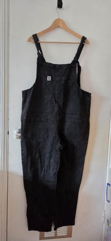 Lucy & Yak - Black Denim Dungarees 