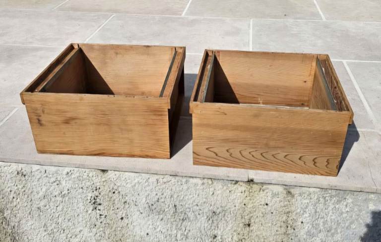 2 WBC hive brood boxes 