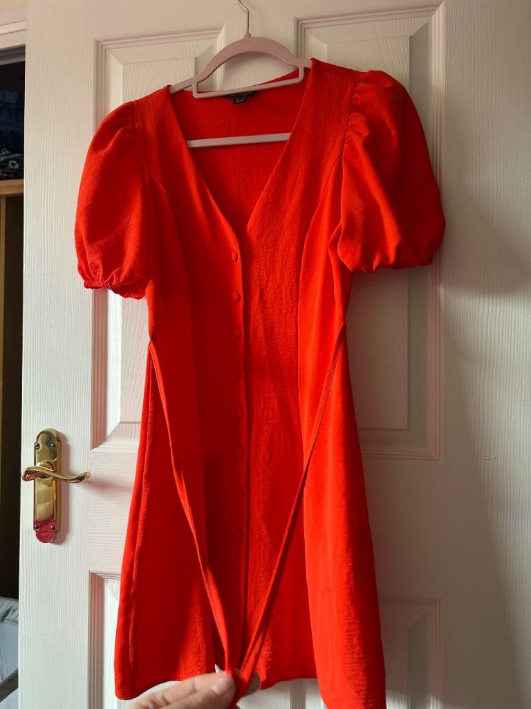 New Look Red Mini Dress – UK Size S, As Good As New