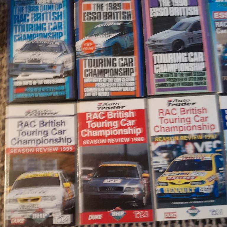 Job Lot Of Touring cars VHS Videos £15 Lot🇬🇧