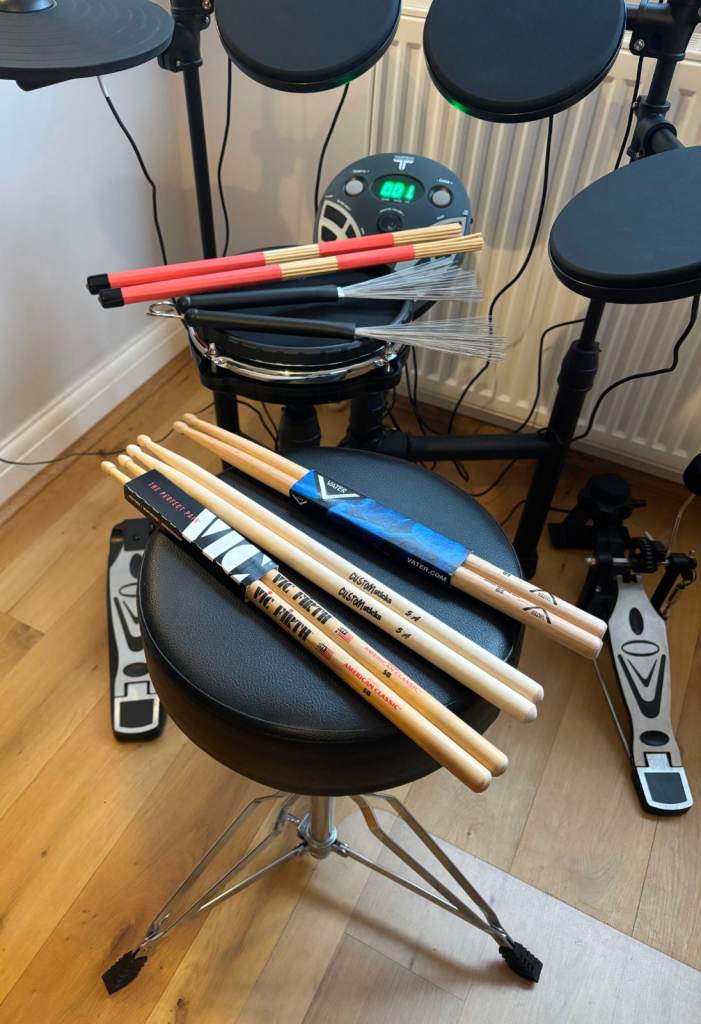 Tourtech TT-12SM Electronic Drum Kit with Mesh Snare