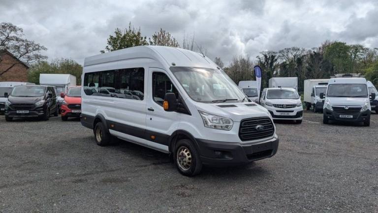 2015 Ford Transit Minibus 17 Seat Tdci 460 TDCI 125 PS XLWB High Roof With Air Conditioning,  Min...
