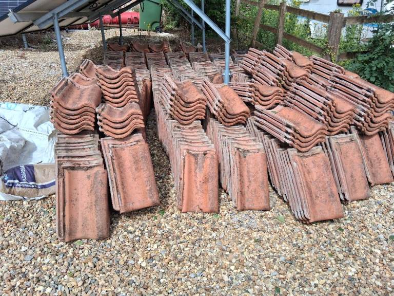  Tudor Crossley  interlocking Clay Roof Tiles - Good Condition