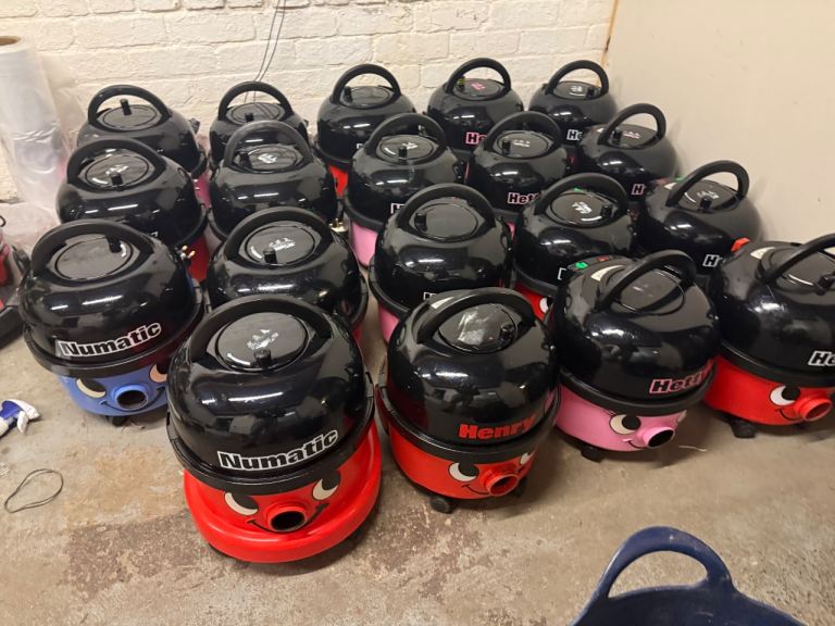 Numatic Henry/Hetty Vacuum Cleaners – Mixed Colours, Good Condition