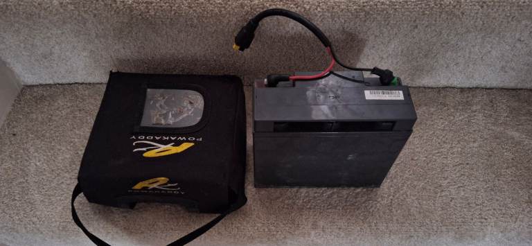 Powakaddy 12V golf electric trolley Lead Acid battery