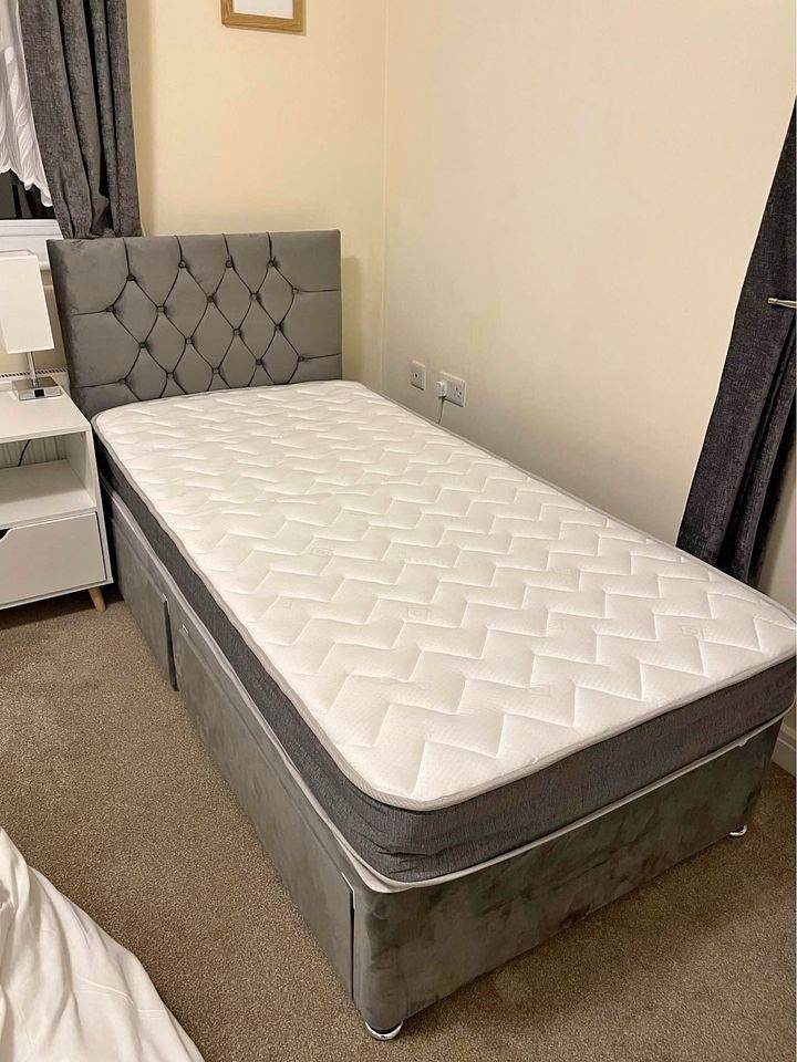 ✨ Calm & Cozy Living Single Divan Bed 🛋️ 2 or 4 Drawers | Cash on Delivery | 11% Off **