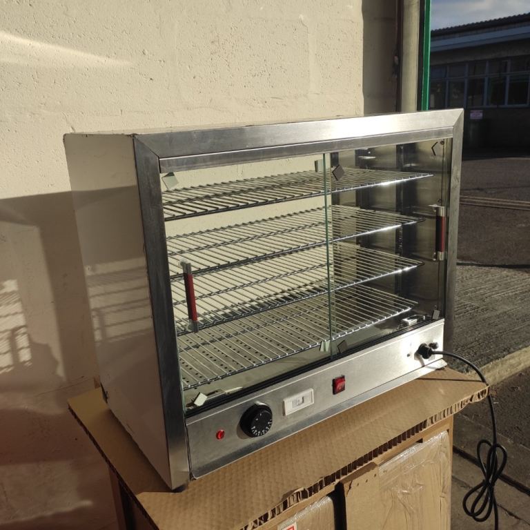 Commercial ELECTRIC COUNTER TOP HEATED DISPLAY CABINET/FOOD WARMER/ P/CHICKEN 