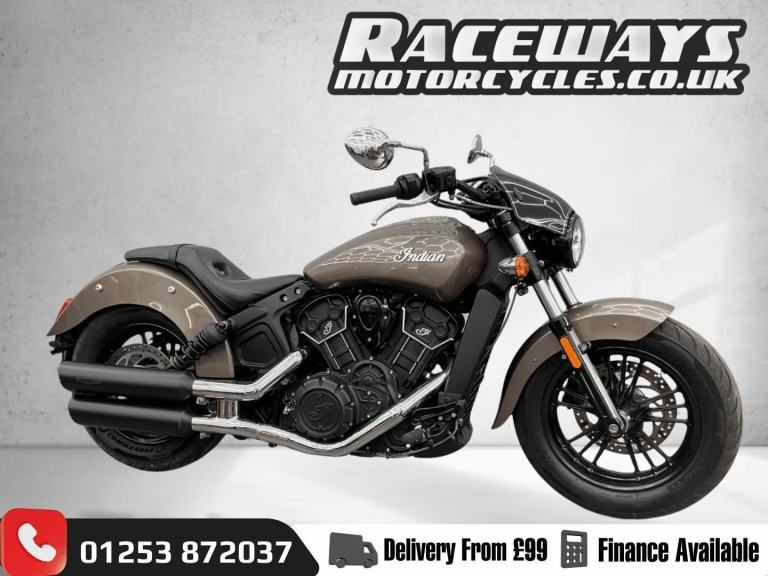 INDIAN MOTORCYCLE SCOUT SIXTY, 1000cc ,BRONZE,  2018 18 PLATE, 12 MONTHS  MOT