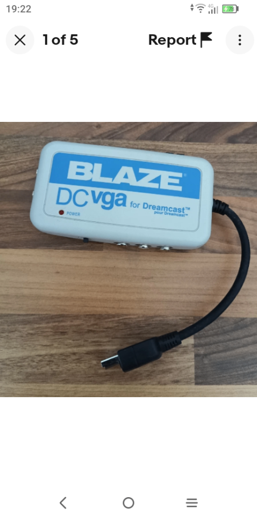 Sega Dreamcast Blaze VGA box